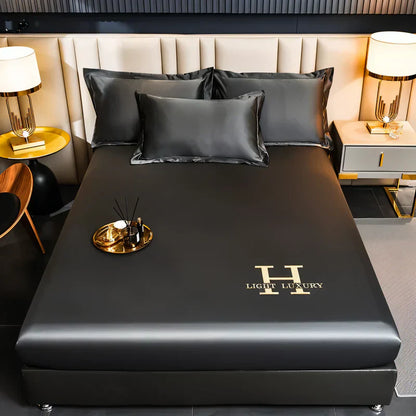 Luxurious Soft Satin Duvet Cover with Glossy Finish