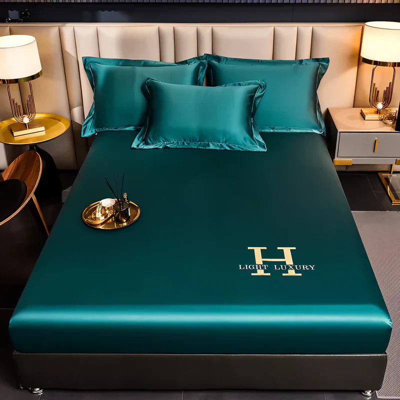 Luxurious Soft Satin Duvet Cover with Glossy Finish