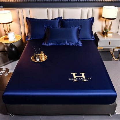 Luxurious Soft Satin Duvet Cover with Glossy Finish