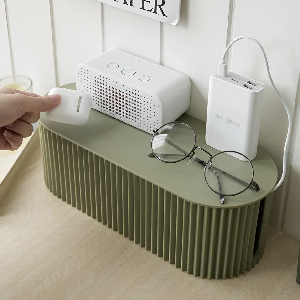 Colorful Cable Storage Box with Lid