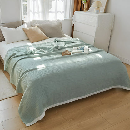 Lightweight Summer Throw Blanket Soft Cotton