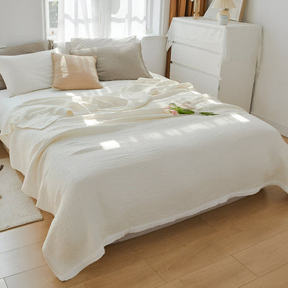 Lightweight Summer Throw Blanket Soft Cotton