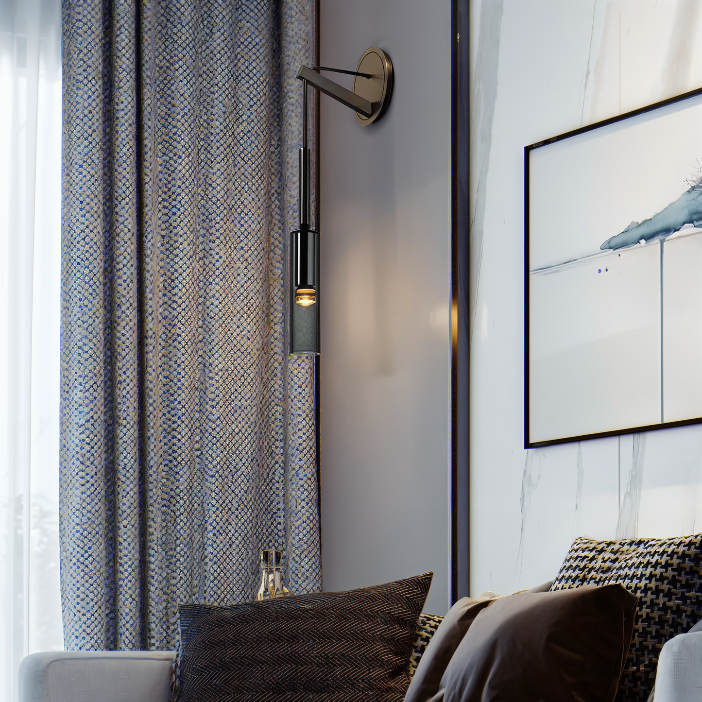 Simple Glass Wall Light