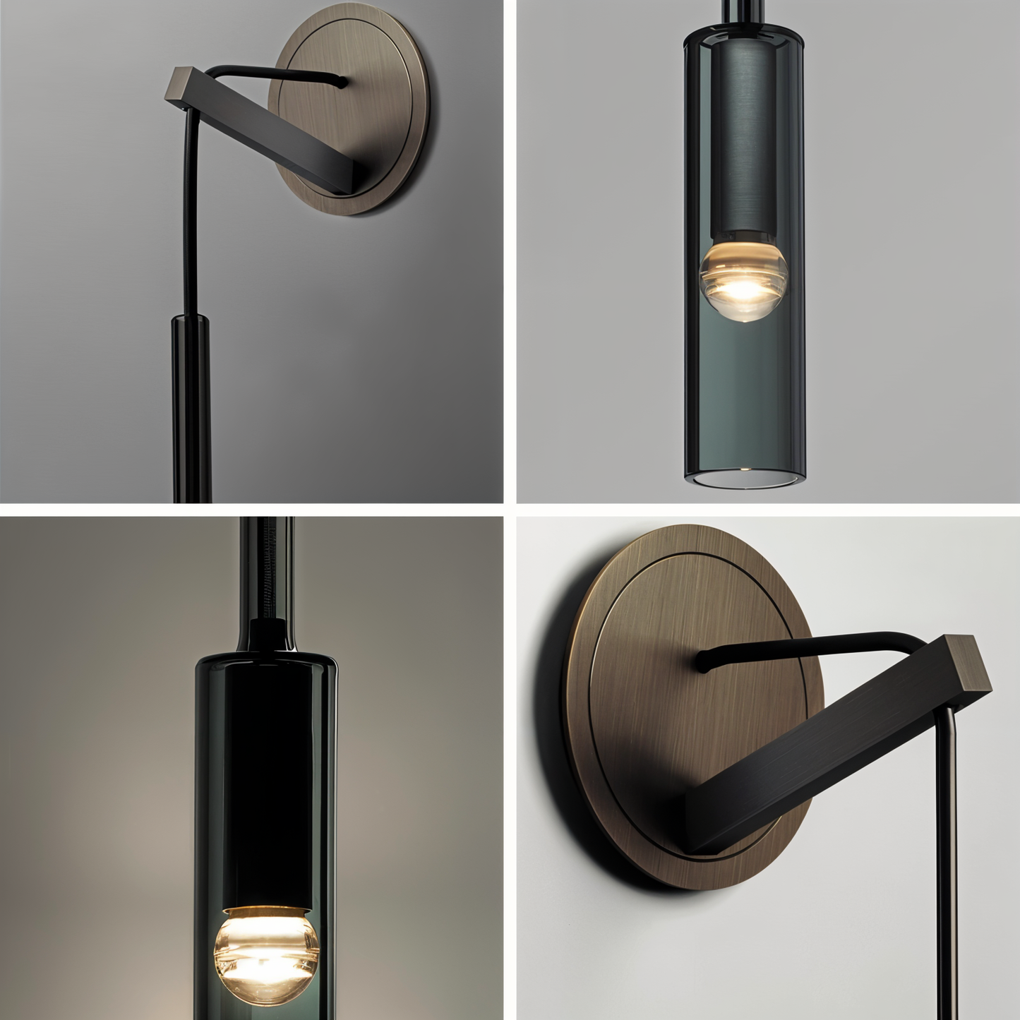 Simple Glass Wall Light