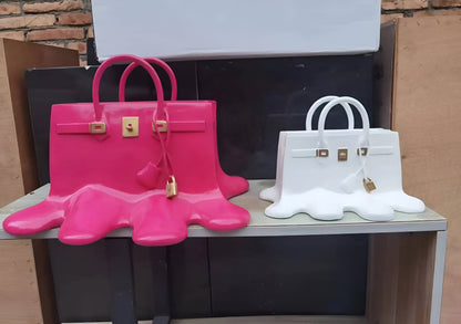 Fashionable Purse Shaped Resin Vase