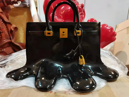 Fashionable Purse Shaped Resin Vase