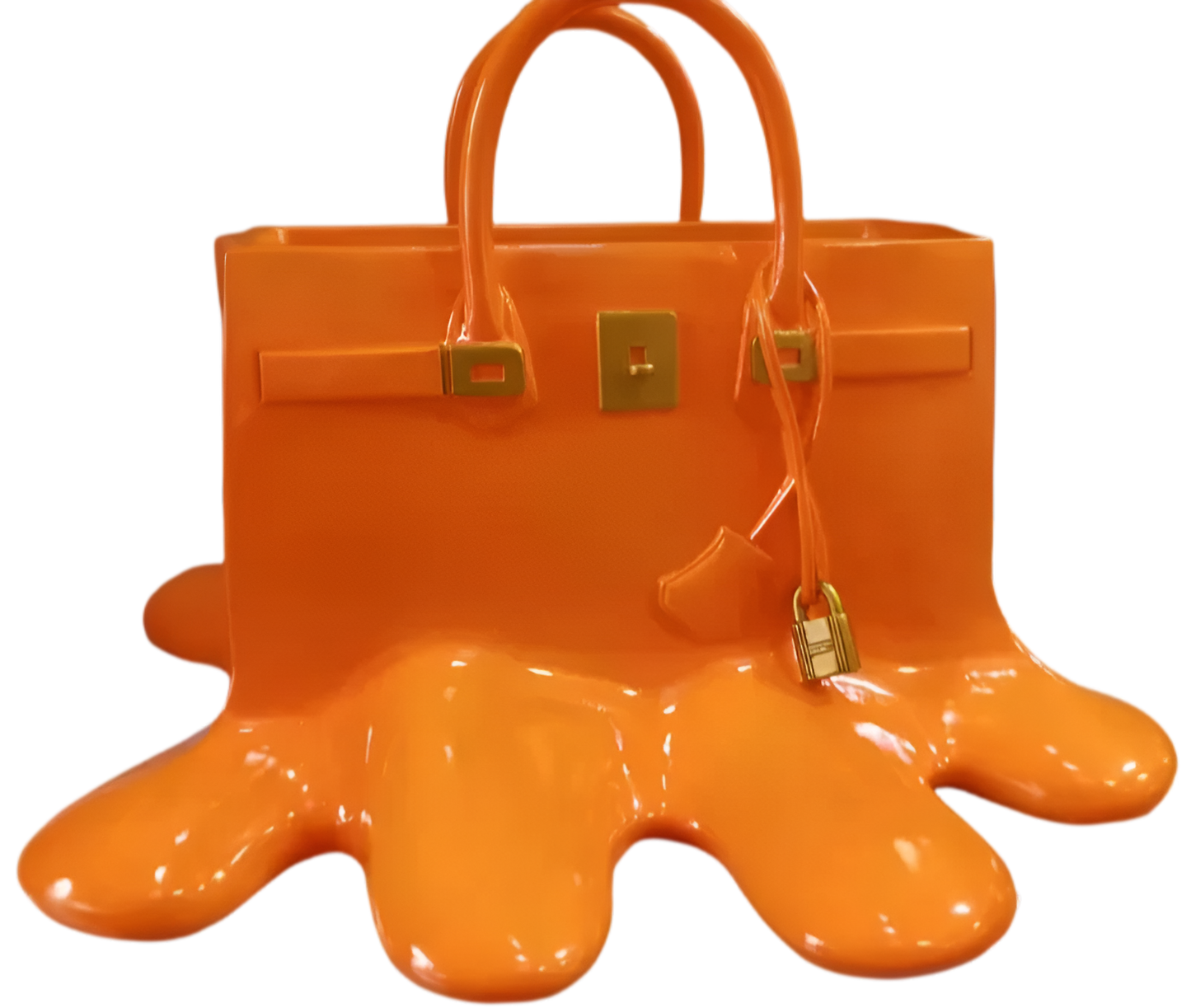 Fashionable Purse Shaped Resin Vase