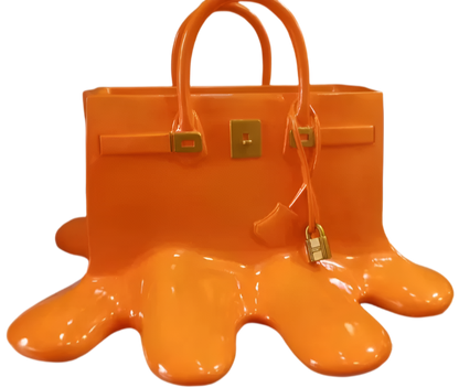 Fashionable Purse Shaped Resin Vase