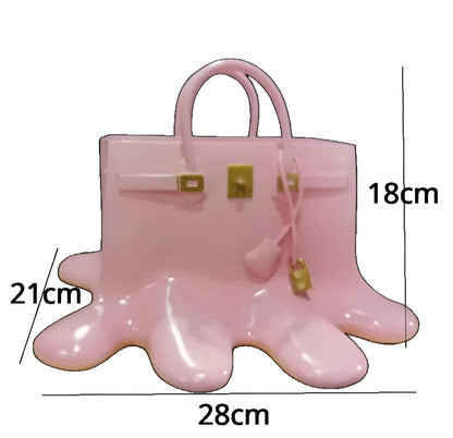 Fashionable Purse Shaped Resin Vase