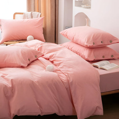 Soft Cotton Sheet Set with 2 Pillow Covers - Fesara