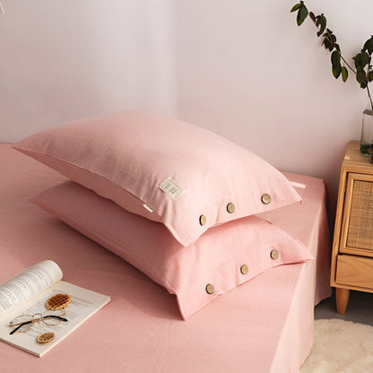 Soft Cotton Sheet Set with 2 Pillow Covers
