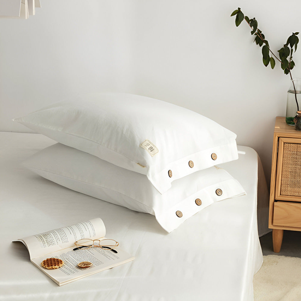 Soft Cotton Sheet Set with 2 Pillow Covers