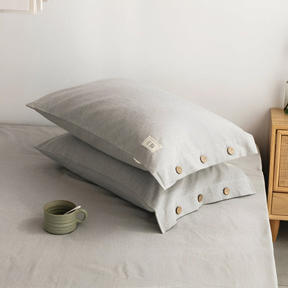 Soft Cotton Sheet Set with 2 Pillow Covers
