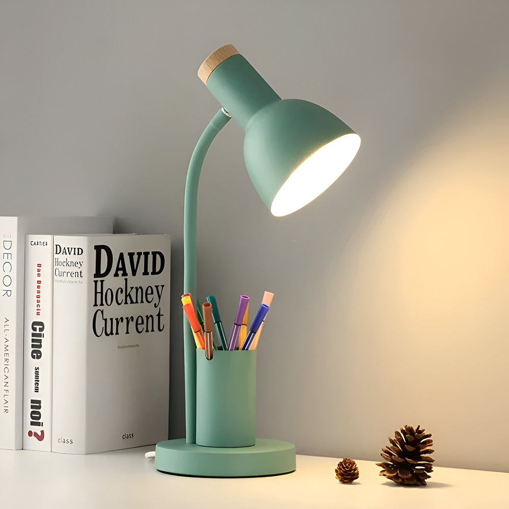 Stylish LED Desk Lamp with Storage