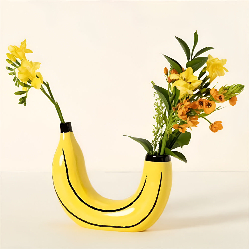 Unique Ceramic Fruit Vase - Fesara