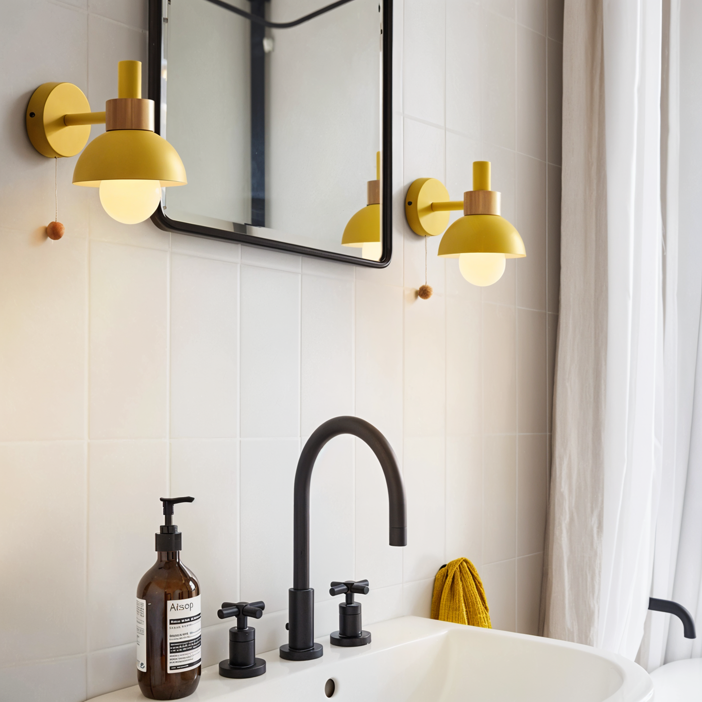 Stylish Wall Lamp Macaron Indoor Light Fixtures - Fesara