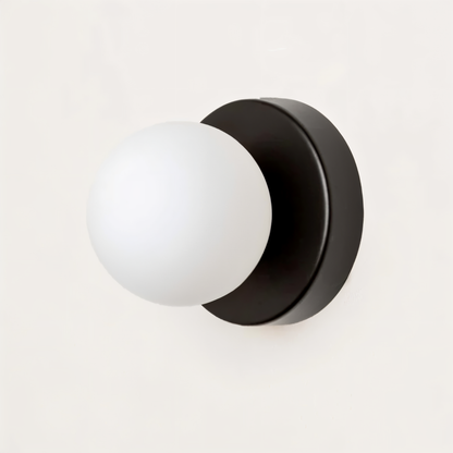 Elegant Glass Globe LED Wall Lamp
