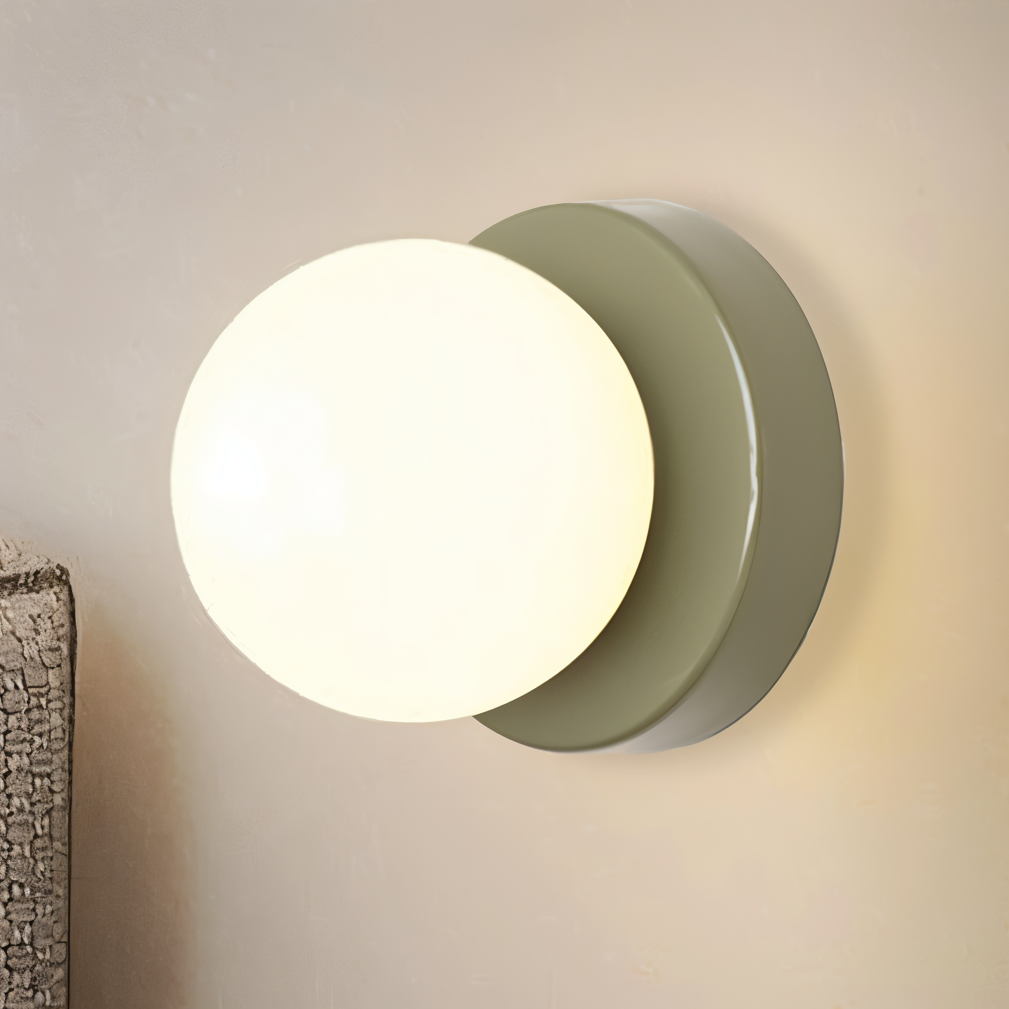 Elegant Glass Globe LED Wall Lamp