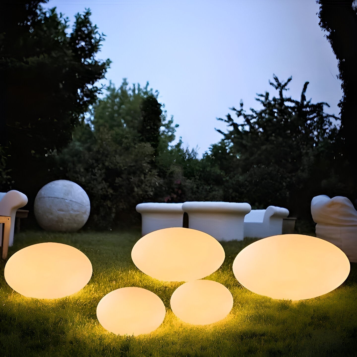 Solar Powered Outdoor Garden Lights with Remote