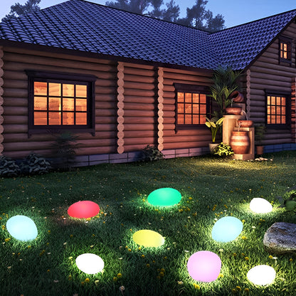 Solar Powered Outdoor Garden Lights with Remote