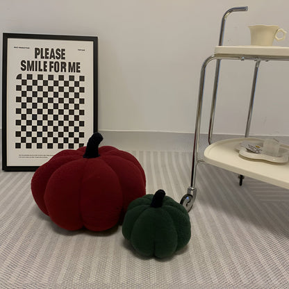 Comforting Velvet Pumpkin Pillow