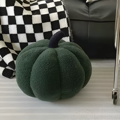 Comforting Velvet Pumpkin Pillow