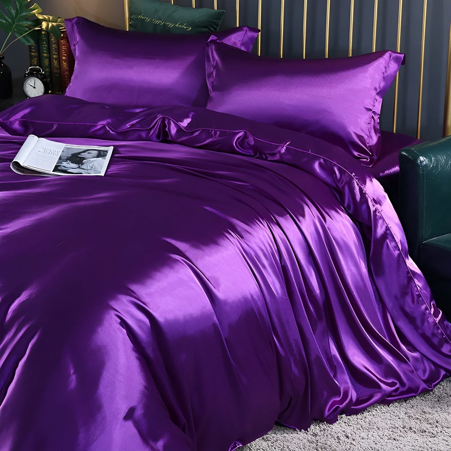 Soft Silk Bedding Cover Set