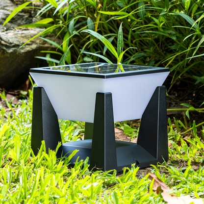 Outdoor Black Solar Garden Light