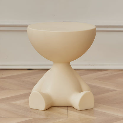 Elegant Round Wood Coffee Table for Living Room