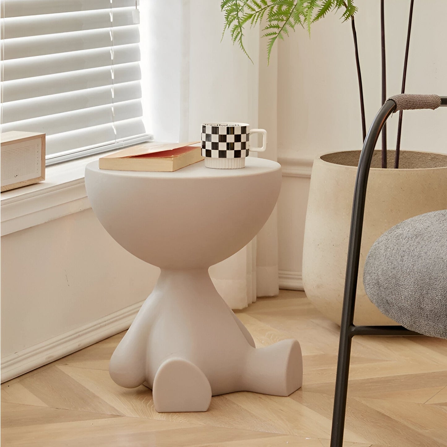 Elegant Wooden Round Coffee Table