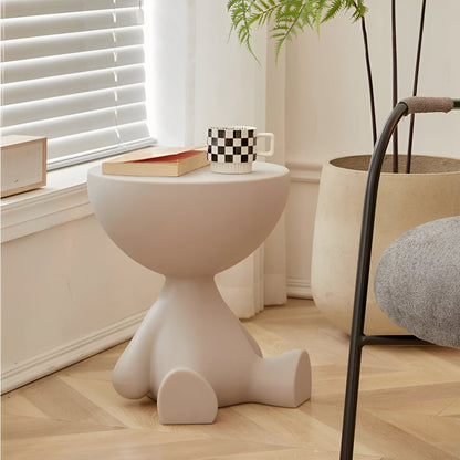 Elegant Round Wood Coffee Table for Living Room