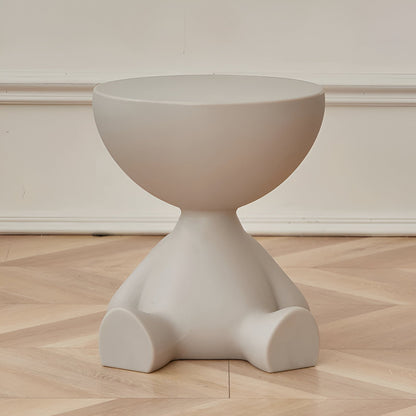 Elegant Round Wood Coffee Table for Living Room