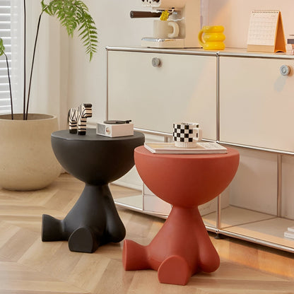 Elegant Wooden Round Coffee Table