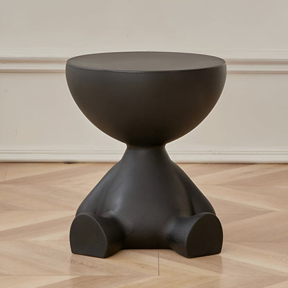 Elegant Wooden Round Coffee Table - Fesara