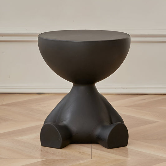 Elegant Wooden Round Coffee Table - Fesara