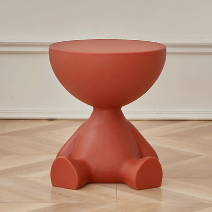 Elegant Round Wood Coffee Table for Living Room