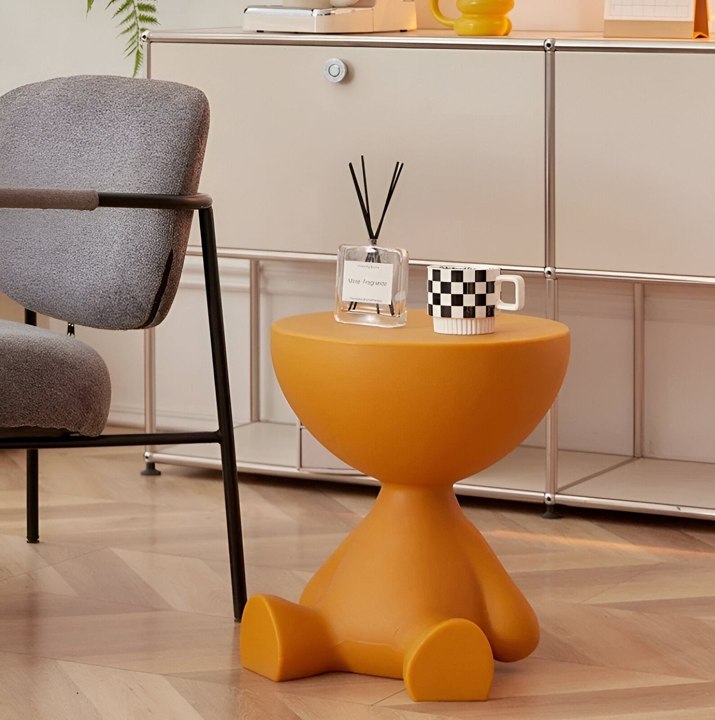 Elegant Wooden Round Coffee Table