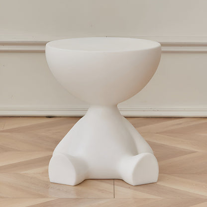 Elegant Wooden Round Coffee Table