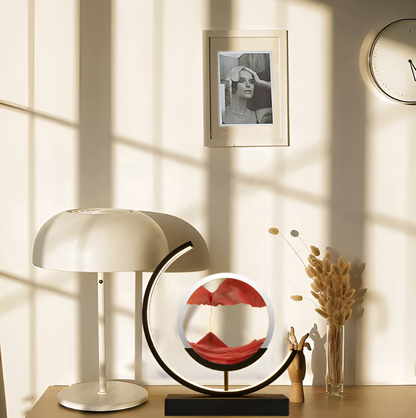 Warm Beige Table Lamp with Adjustable Dimmer