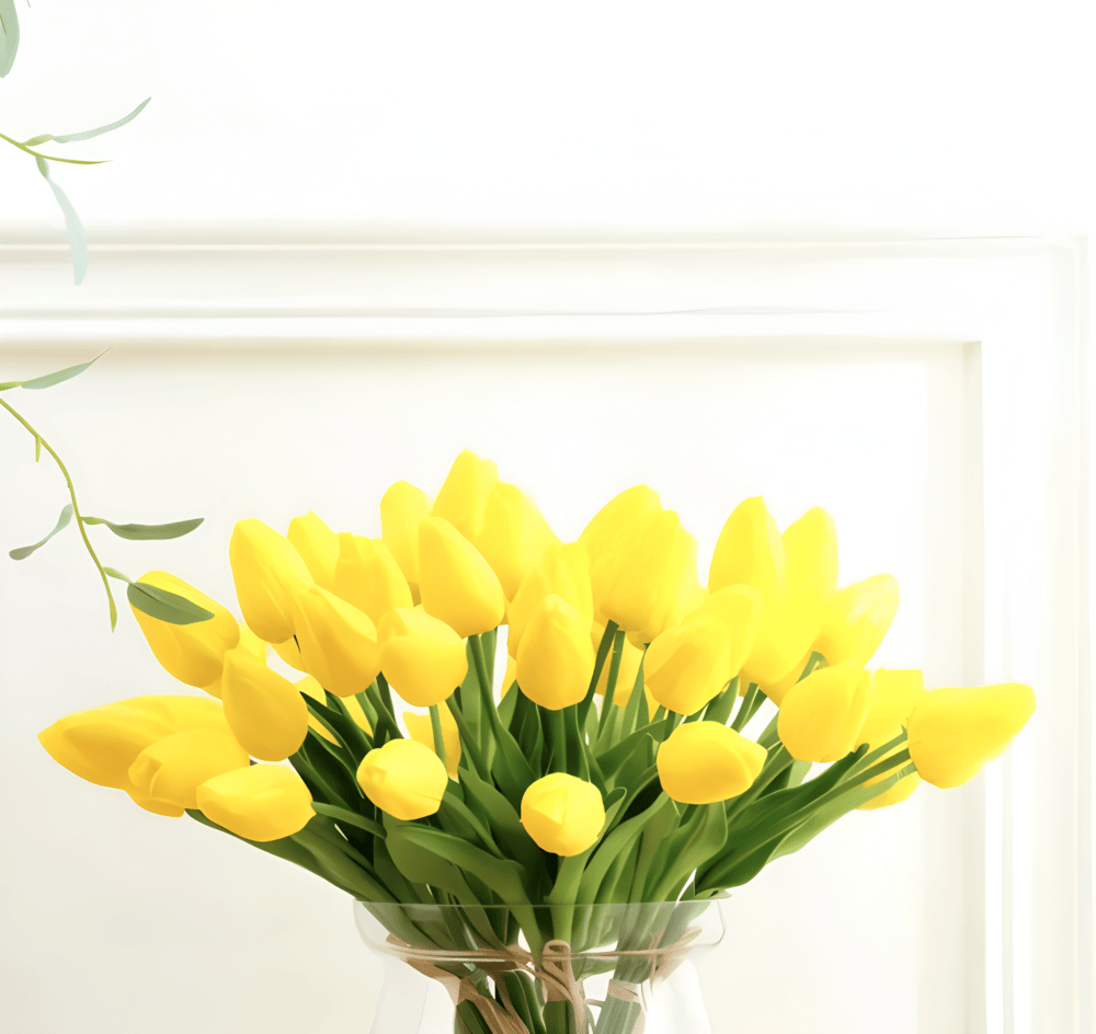 Beautiful Artificial Tulip Flower Arrangements Set of 6