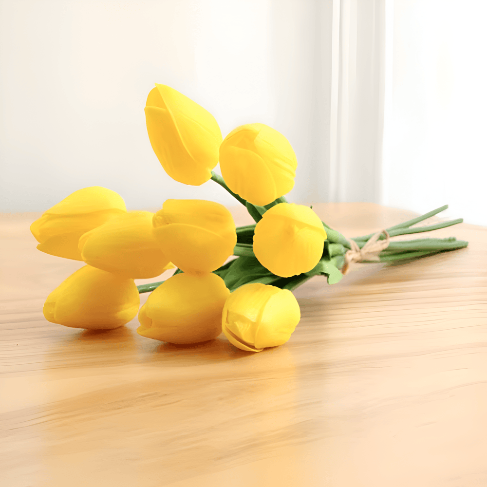 Beautiful Artificial Tulip Flower Arrangements Set of 6