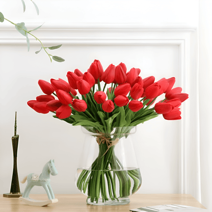 Beautiful Artificial Tulip Flower Arrangements Set of 6 - Fesara