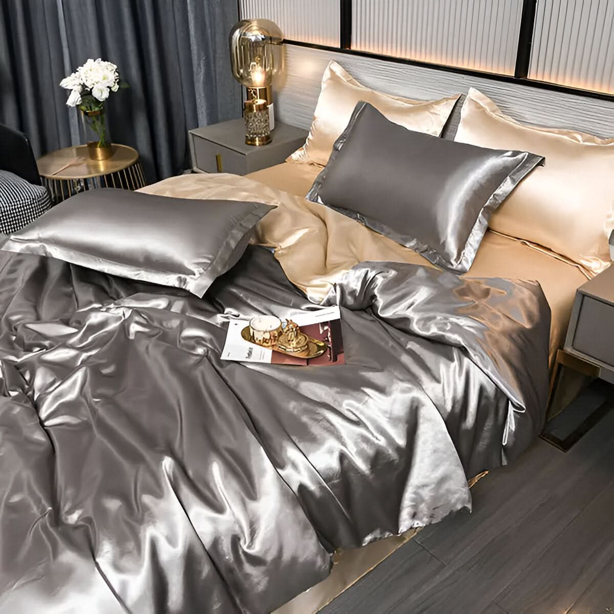 Luxurious Soft Silk Comforter Set