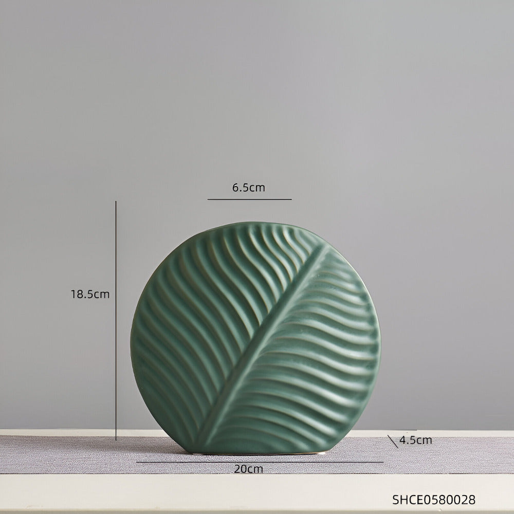 Simple White Ceramic Vase Modern Home Decoration