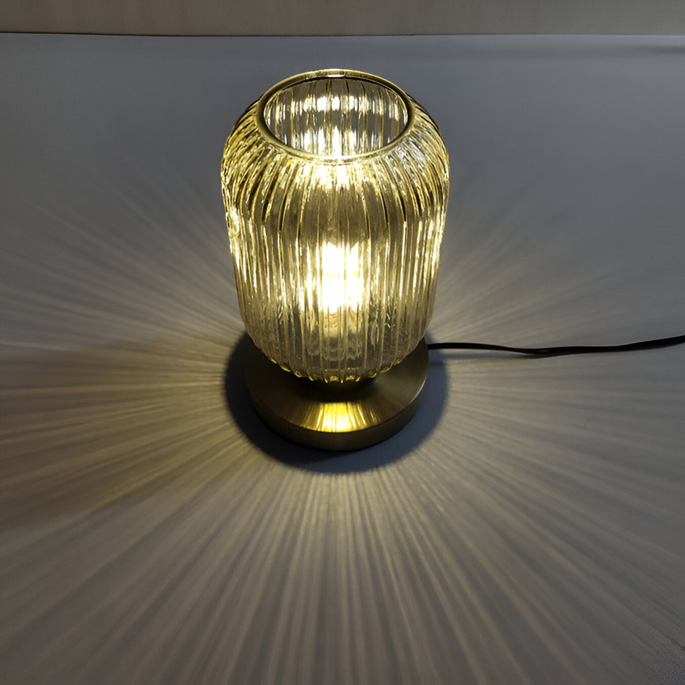 Scandinavian Style Glass Table Light