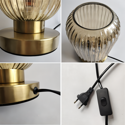 Scandinavian Style Glass Table Light