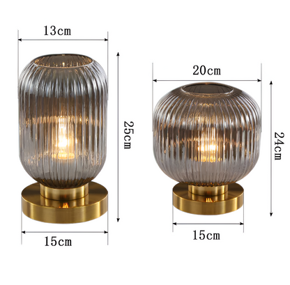 Scandinavian Style Glass Table Light