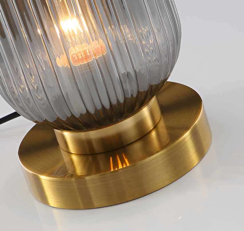 Scandinavian Style Glass Table Light