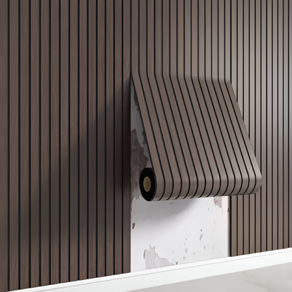 Easy Peel Wall Panels with Wooden Texture Design