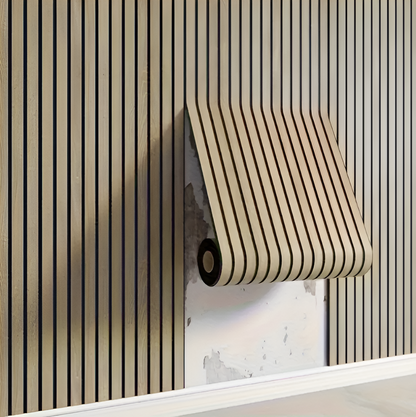 Peel & Stick Wood Grain 3D Wall Panel